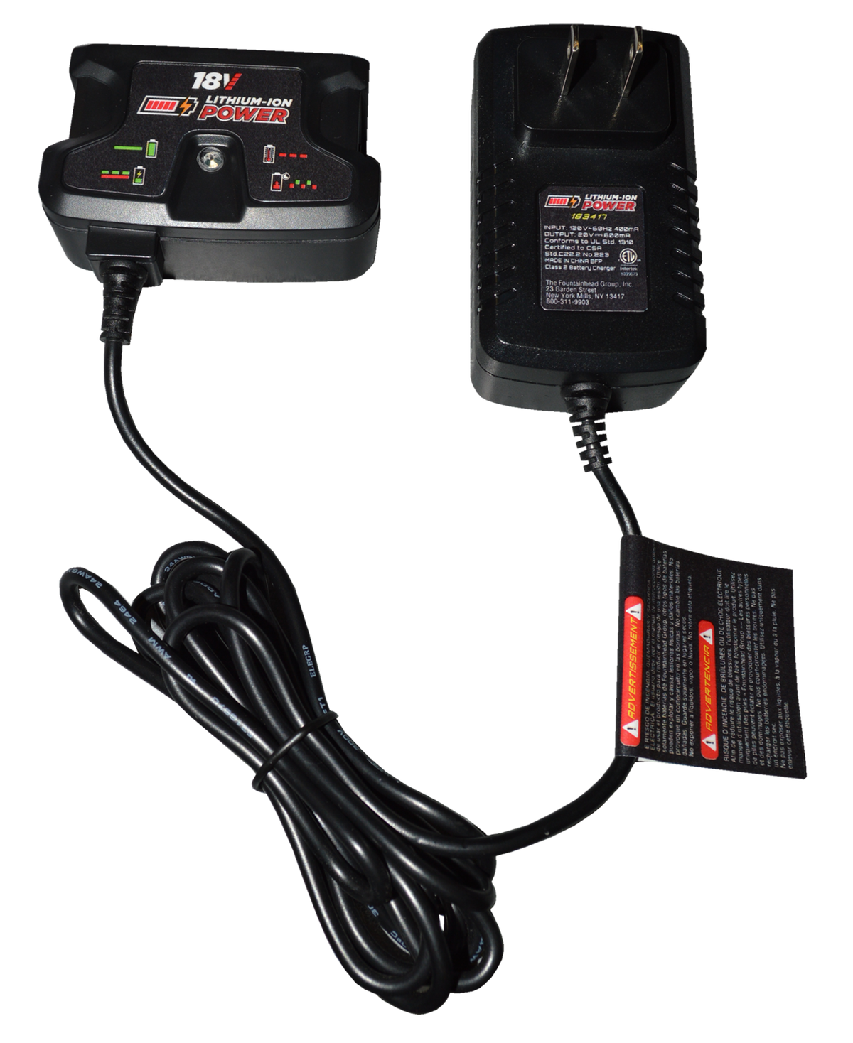 Extra Battery Charger for Lithium Backpack 190515
