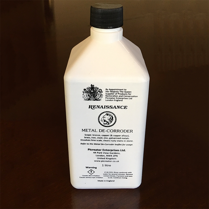 Renaissance Metal De-Corroder - 1 Liter-Picreator Enterprises-Atlas Preservation