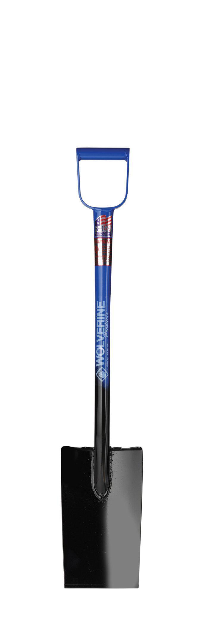 26″ D-Handled Steel Spade Straight Bottom-Wolverine Tools-Atlas Preservation