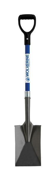 Garden Spade, 29″ Fiberglass D-Handle, Steel Straight Blade-Wolverine Tools-Atlas Preservation