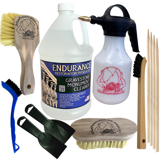 Gravestone & Monument Cleaning - Essential Set