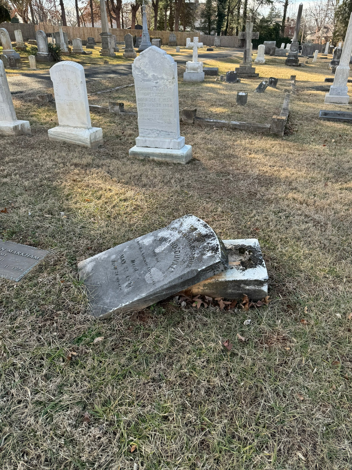 3-Day Professional Gravestone Preservation Workshop - Bedford, VA