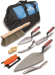 Bricklayer's Tool Kit w/20" Nylon Tool Bag-Marshalltown Tools-Atlas Preservation