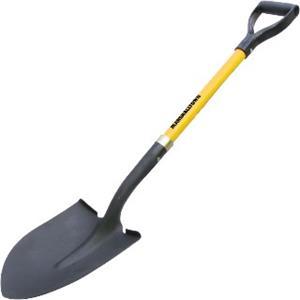 Round Point, Closed Back Shovel, 27" D-Grip Hdl-Marshalltown Tools-Atlas Preservation